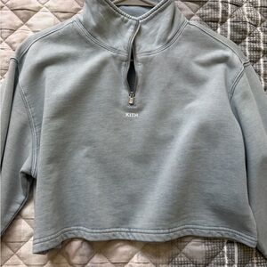 Kith Cropped Half-Zip Sweatshirt